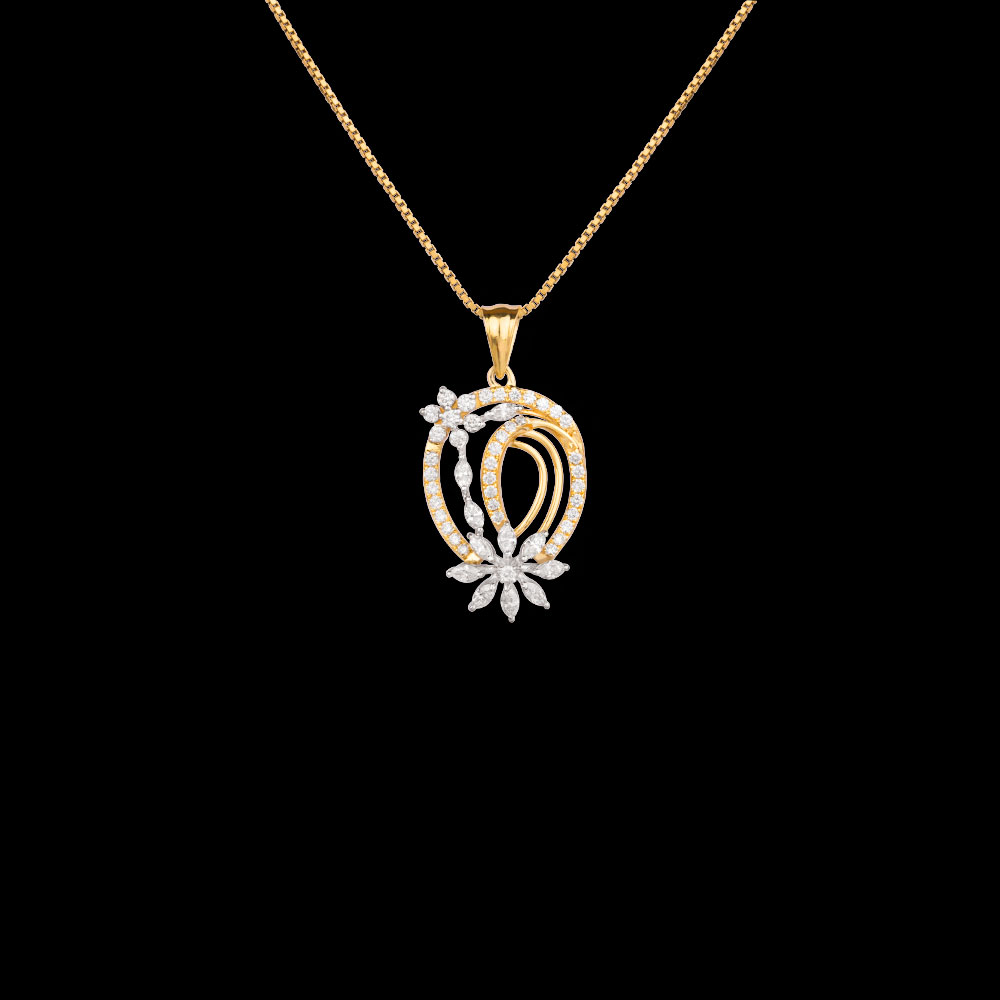 18K Two Tone (White Gold + Yellow Gold) EXCLUSIVE PENDANTS