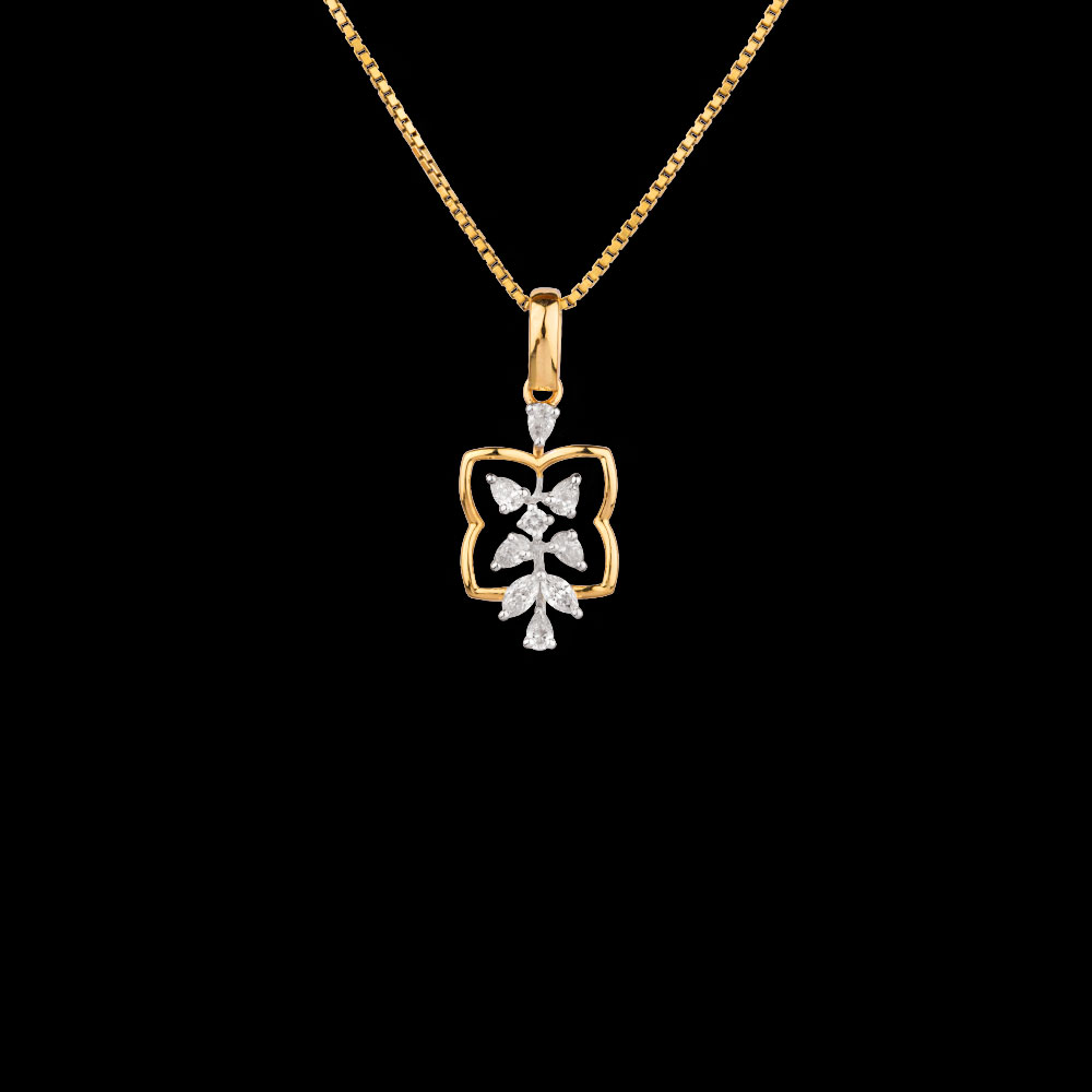 18K Two Tone (Rose Gold + Yellow Gold) DAILY WEAR PENDANTS