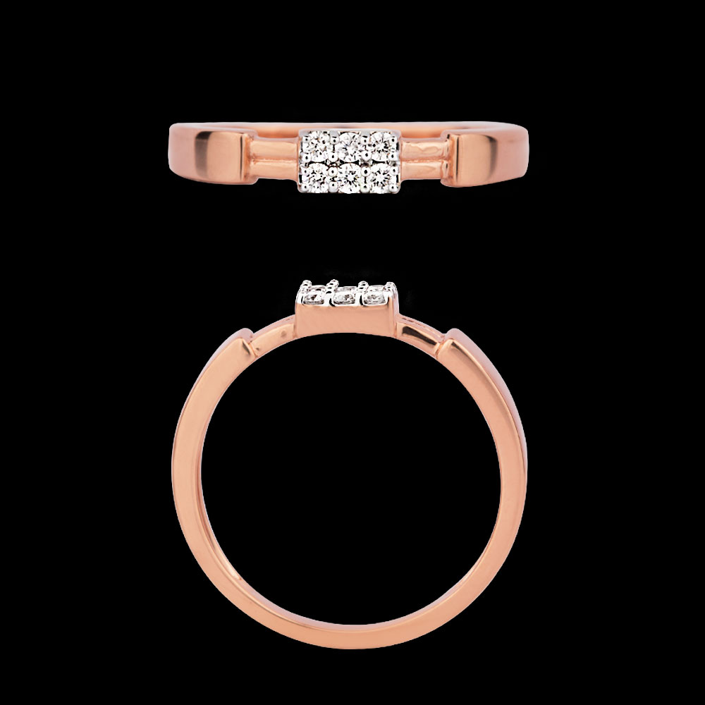 18K Rose Gold MENS RINGS