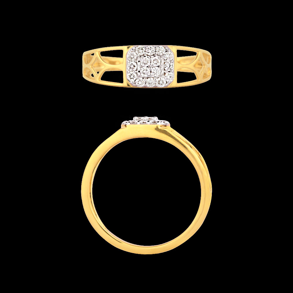 18K Yellow Gold MENS RINGS