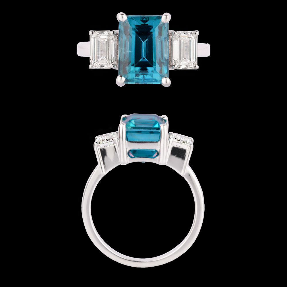 18K White Gold DAILY WEAR RINGS