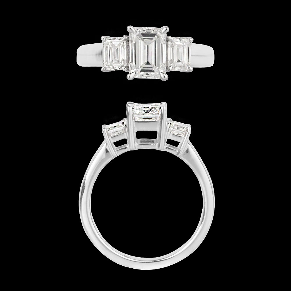Daily Wear Rings – 18K White Gold | Gharenu GH004RNGBSP102190