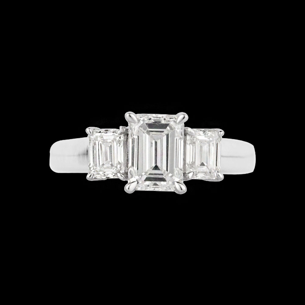 Daily Wear Rings – 18K White Gold | Gharenu GH004RNGBSP102190 Daily Wear Rings – 18K White Gold | Gharenu GH004RNGBSP102190