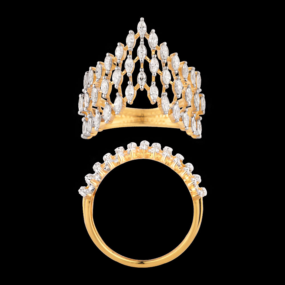 Daily Wear Rings – 18K Yellow Gold | Gharenu GH004RNGBSP102223