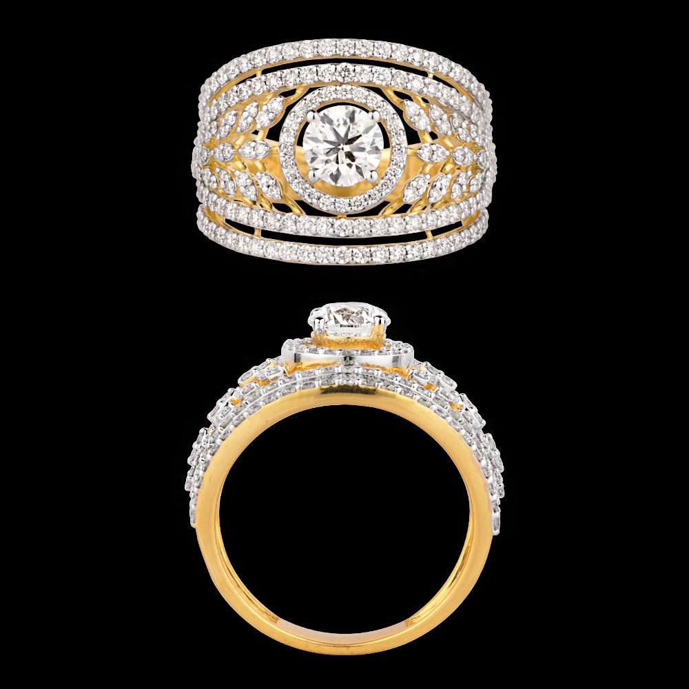 Daily Wear Rings – 18K Yellow Gold | Gharenu GH004RNGBSP102227