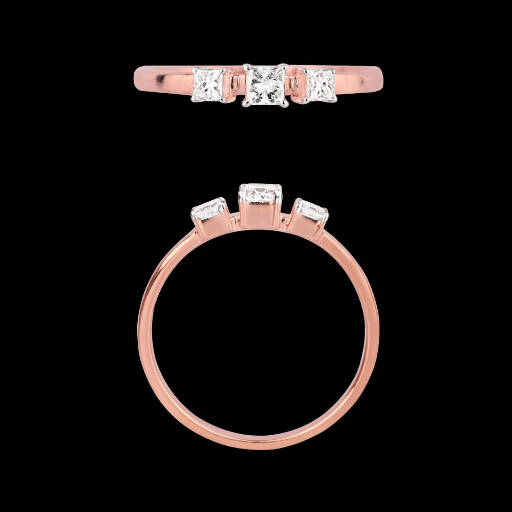 Daily Wear Rings – 18K Rose Gold | Gharenu GH004RNGBSP102228