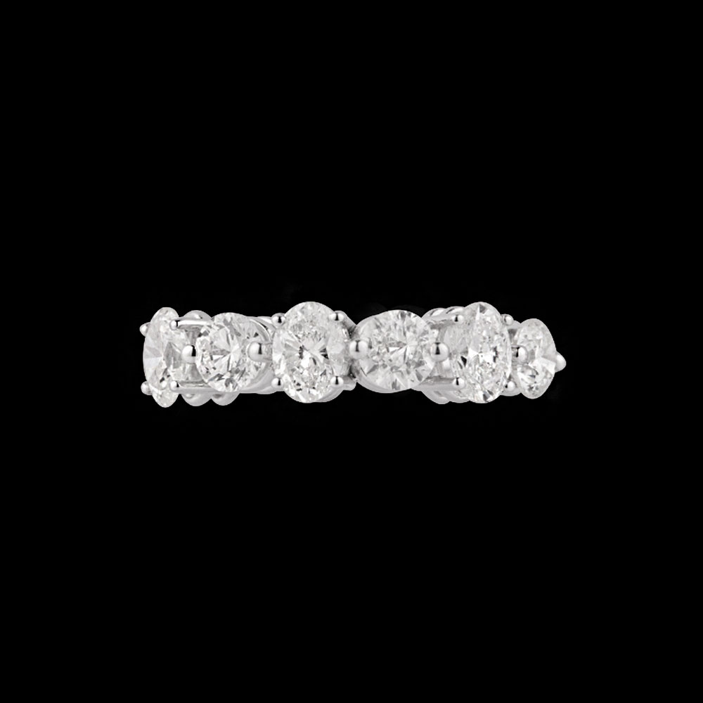Daily Wear Rings – 18K White Gold | Gharenu GH004RNGBSP102240 Daily Wear Rings – 18K White Gold | Gharenu GH004RNGBSP102240