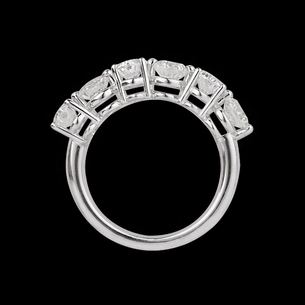 Daily Wear Rings – 18K White Gold | Gharenu GH004RNGBSP102240 Daily Wear Rings – 18K White Gold | Gharenu GH004RNGBSP102240