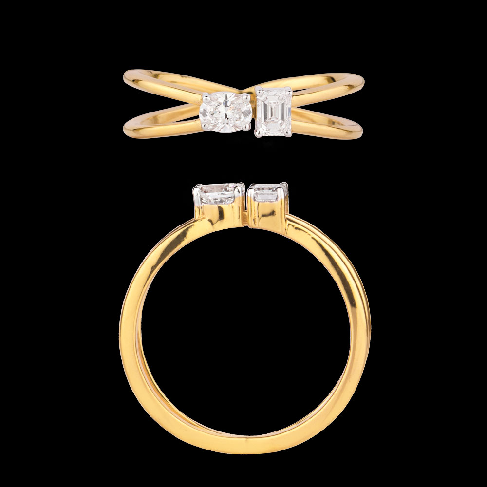 18K Yellow Gold DAILY WEAR RINGS