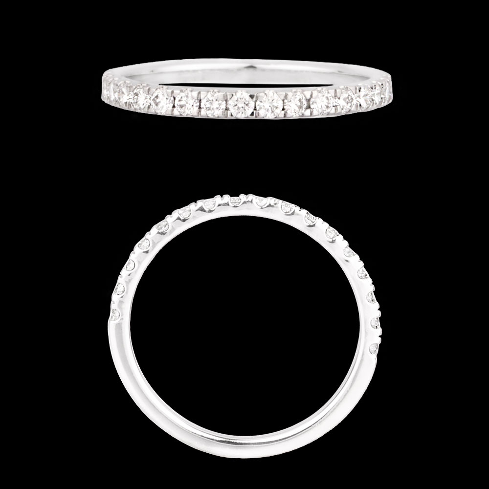 Bands – 18K White Gold | Gharenu GH004RNGNDP447146 Bands – 18K White Gold | Gharenu GH004RNGNDP447146