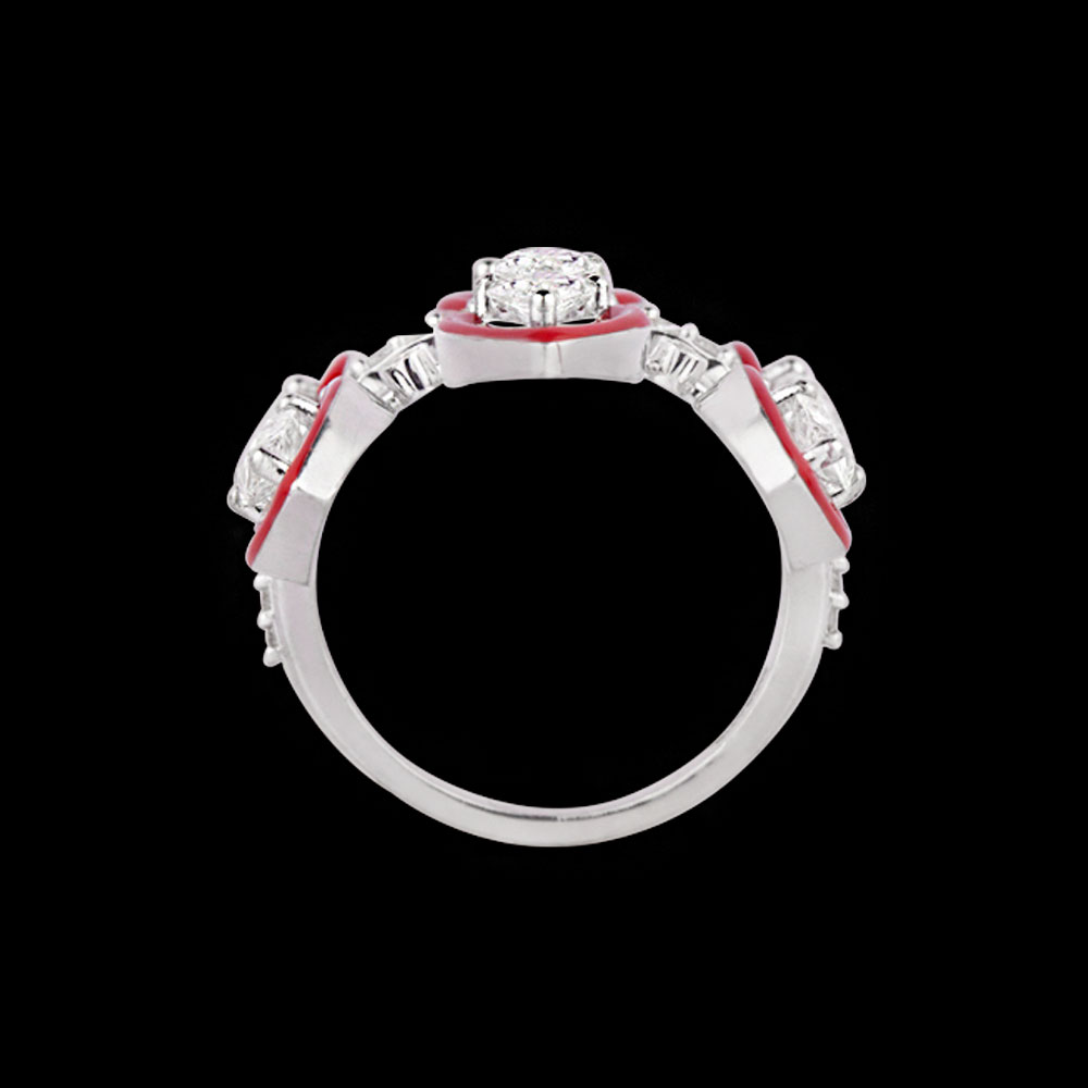 Cocktail Rings – 14K White Gold | Gharenu GH004RNGNDP447159 Cocktail Rings – 14K White Gold | Gharenu GH004RNGNDP447159