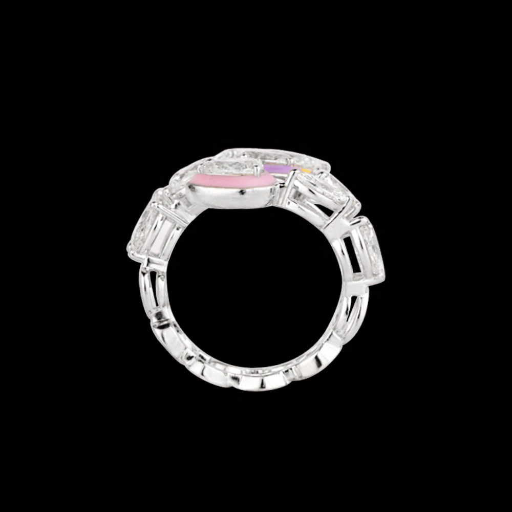 Daily Wear Rings – 14K White Gold | Gharenu GH004RNGNDP447161 Daily Wear Rings – 14K White Gold | Gharenu GH004RNGNDP447161
