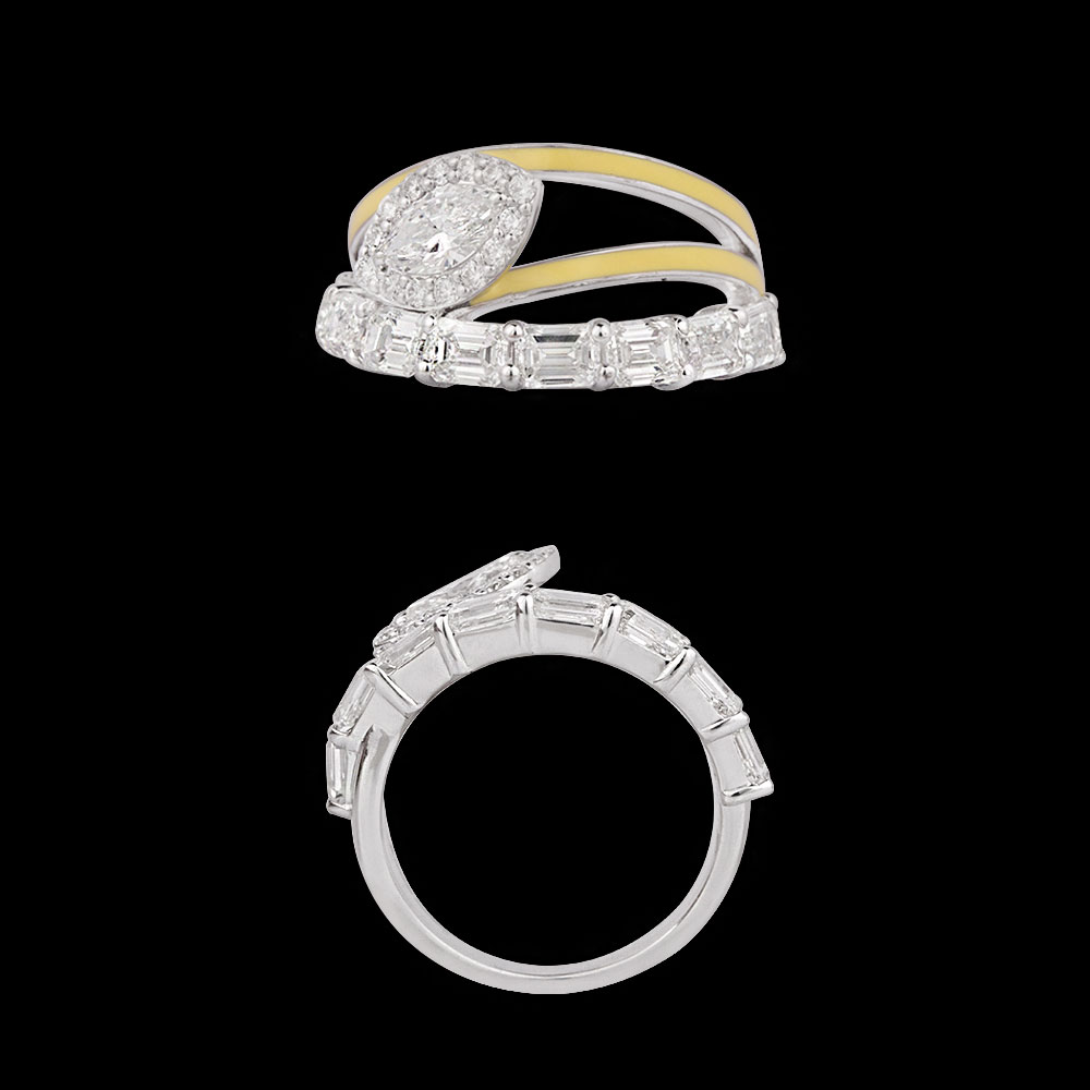 Exclusive Rings – 14K White Gold | Gharenu GH004RNGNDP447164 Exclusive Rings – 14K White Gold | Gharenu GH004RNGNDP447164