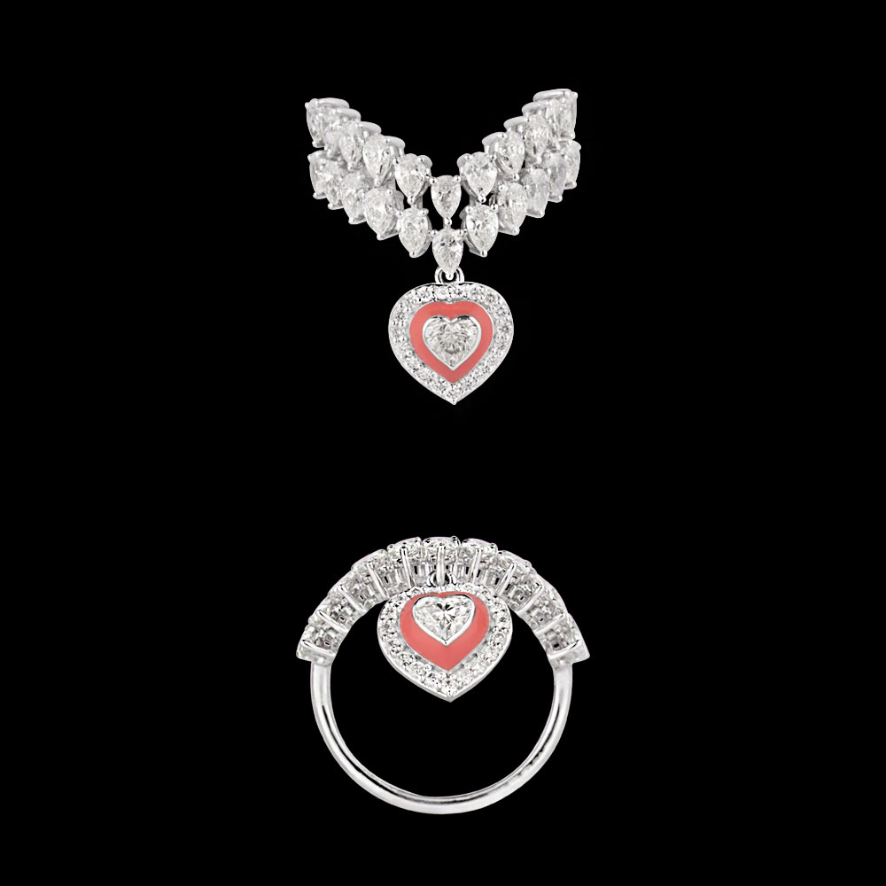 Daily Wear Rings – 14K White Gold | Gharenu GH004RNGNDP447165 Daily Wear Rings – 14K White Gold | Gharenu GH004RNGNDP447165