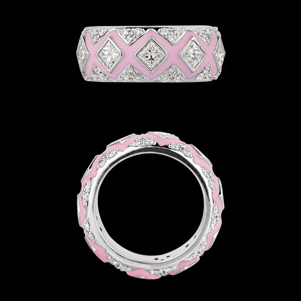 Bands – 14K White Gold | Gharenu GH004RNGNDP447173