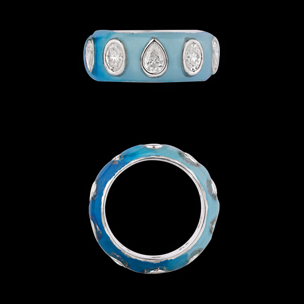 Bands – 14K White Gold | Gharenu GH004RNGNDP447176