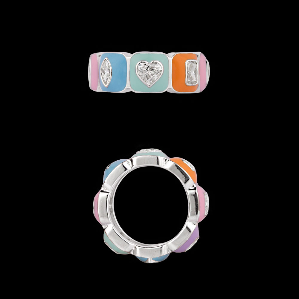 Bands – 14K White Gold | Gharenu GH004RNGNDP447178 Bands – 14K White Gold | Gharenu GH004RNGNDP447178