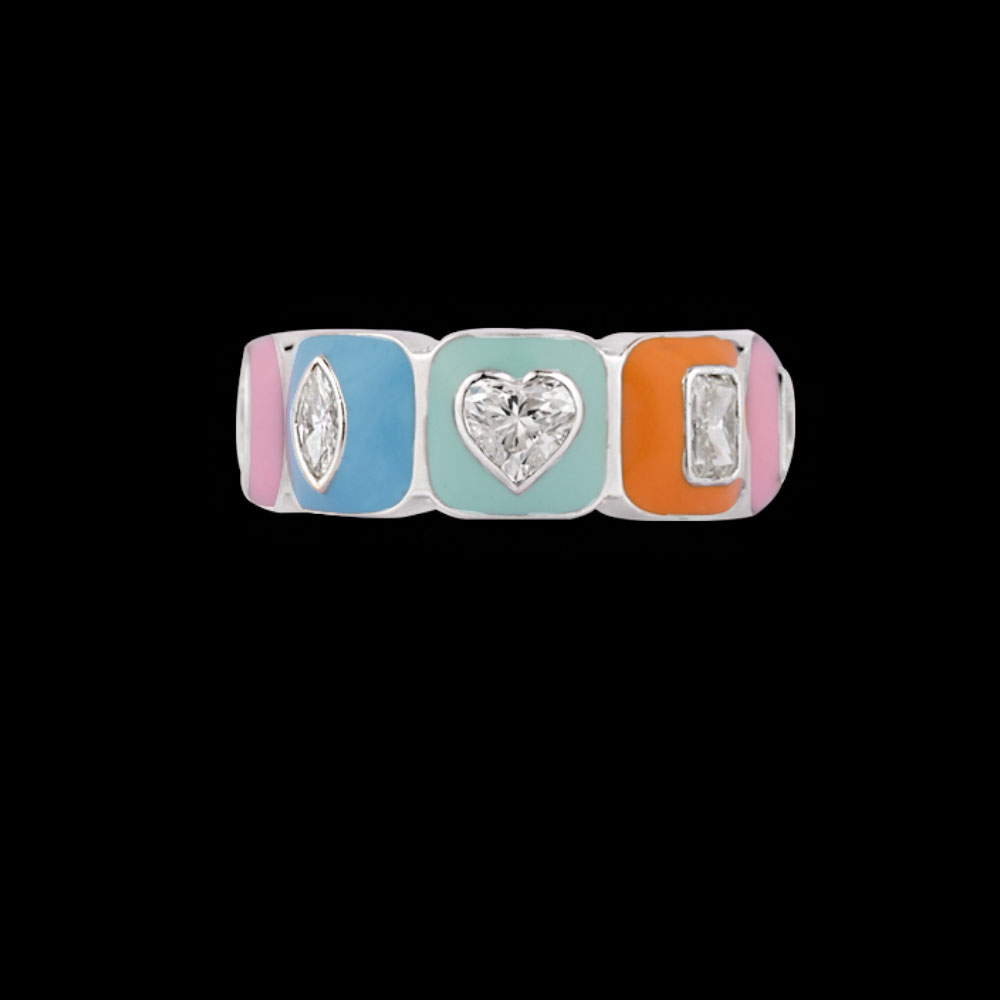 Bands – 14K White Gold | Gharenu GH004RNGNDP447178 Bands – 14K White Gold | Gharenu GH004RNGNDP447178
