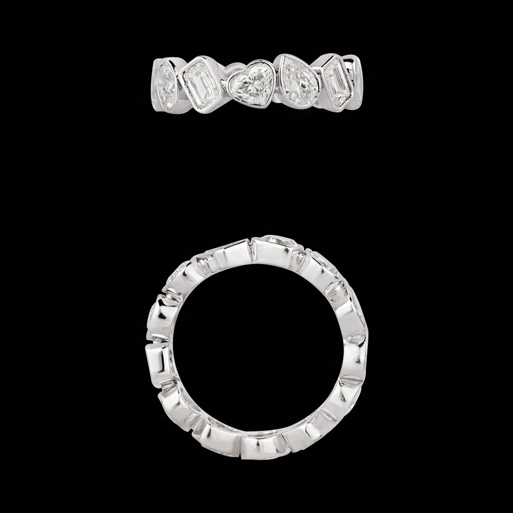 Bands – 14K White Gold | Gharenu GH004RNGNDP447193 Bands – 14K White Gold | Gharenu GH004RNGNDP447193