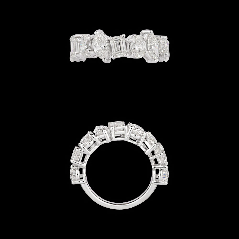 Bands – 14K White Gold | Gharenu GH004RNGNDP447195 Bands – 14K White Gold | Gharenu GH004RNGNDP447195
