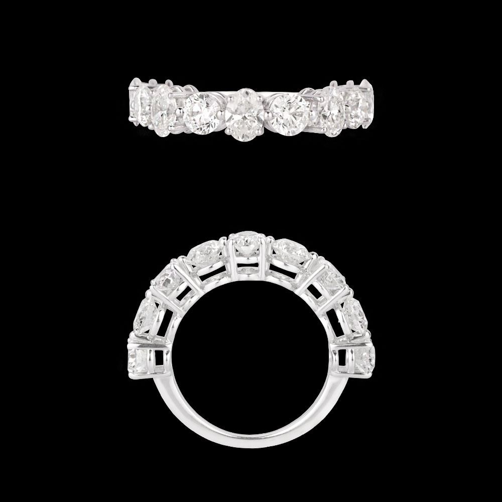Bands – 18K White Gold | Gharenu GH004RNGNDP44799