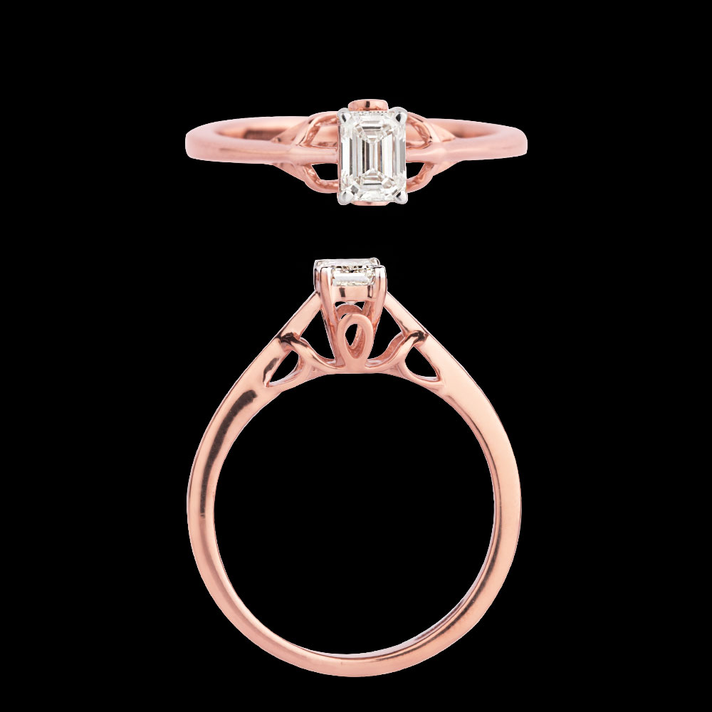 18K Rose Gold GEMSTONE RINGS