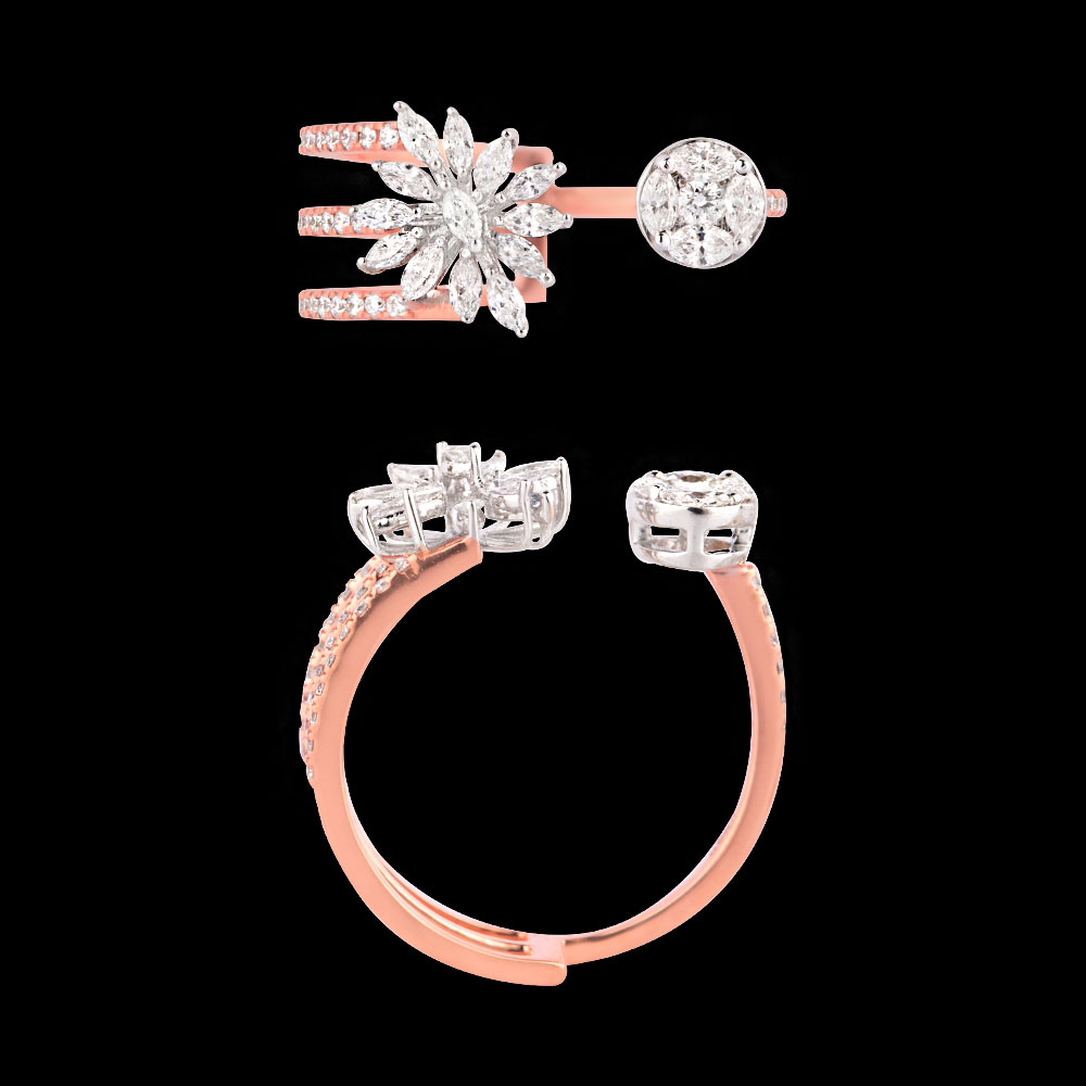 18K Two Tone (Rose Gold + White Gold) EXCLUSIVE RINGS