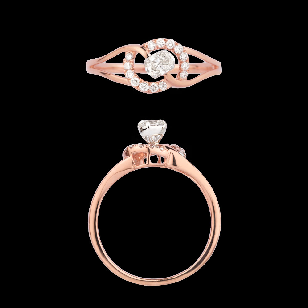 18K Rose Gold GEMSTONE RINGS