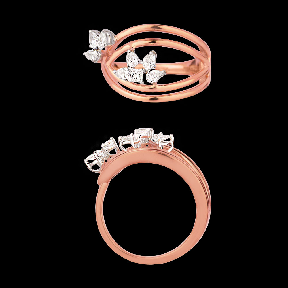 18K Two Tone (Rose Gold + Yellow Gold) EXCLUSIVE RINGS