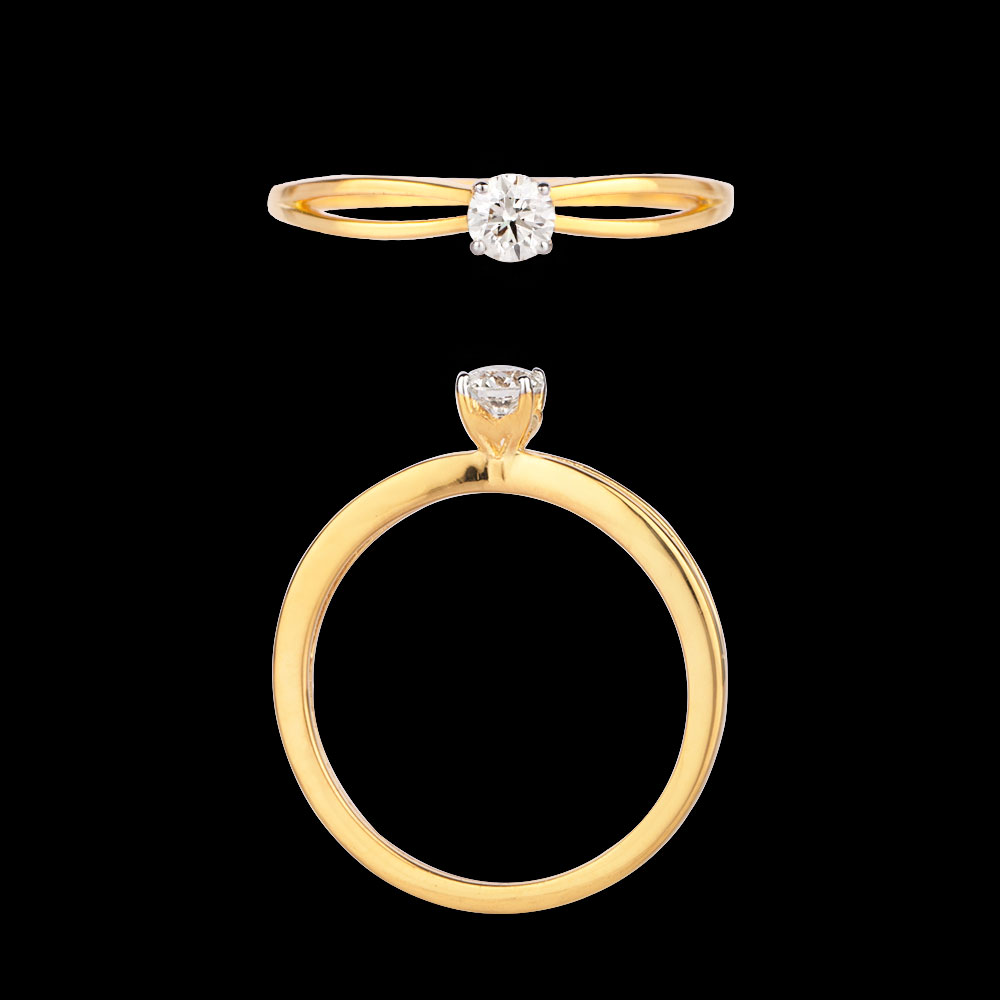 18K Yellow Gold DAILY WEAR RINGS