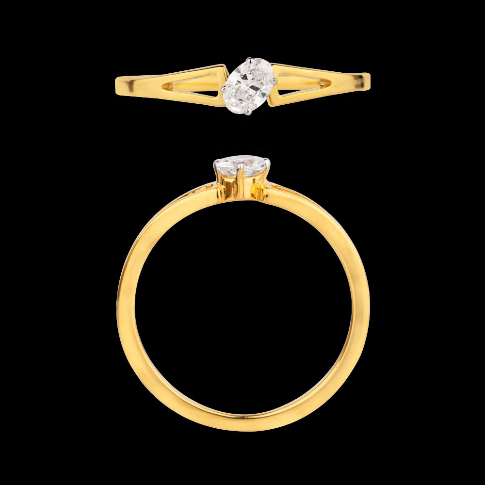 18K Yellow Gold DAILY WEAR RINGS