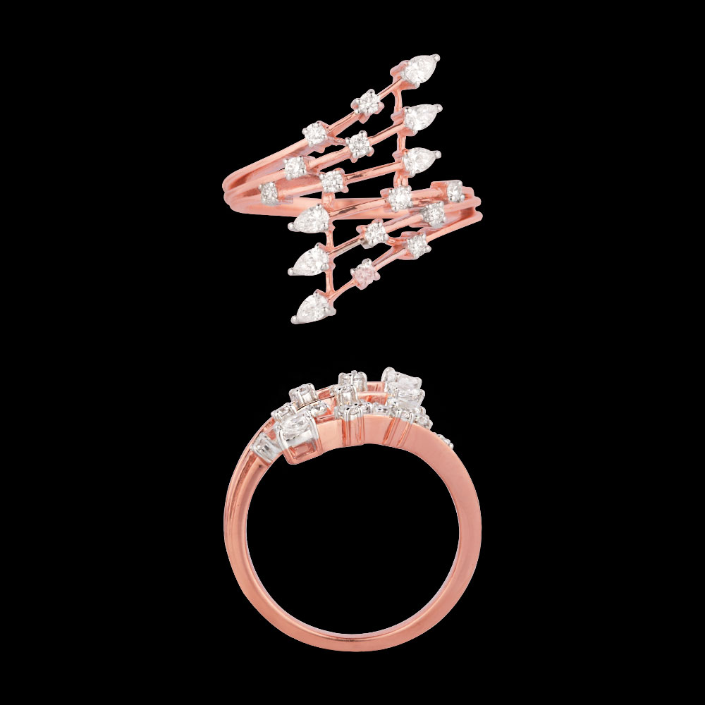 18K Two Tone (Rose Gold + White Gold) EXCLUSIVE RINGS