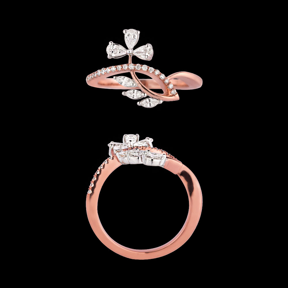 18K Two Tone (Rose Gold + White Gold) EXCLUSIVE RINGS