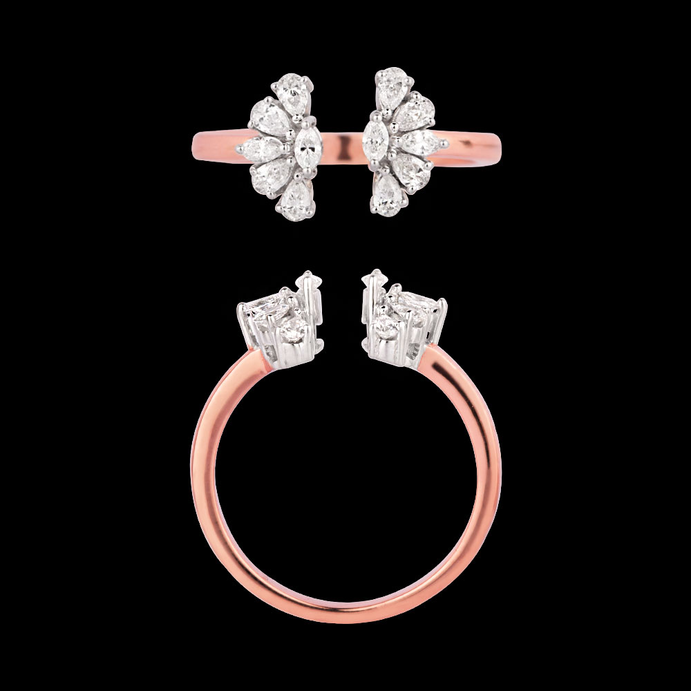 18K Two Tone (Rose Gold + White Gold) EXCLUSIVE RINGS