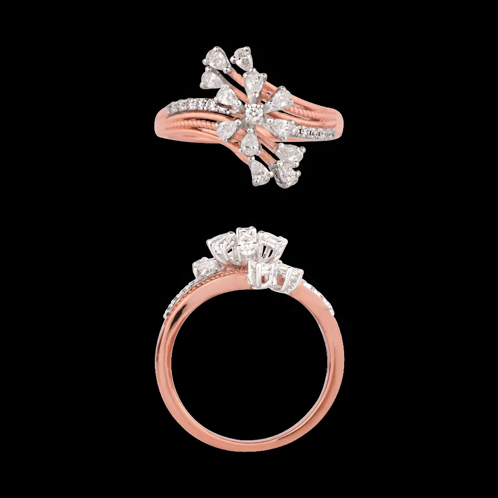 18K Two Tone (Rose Gold + White Gold) EXCLUSIVE RINGS