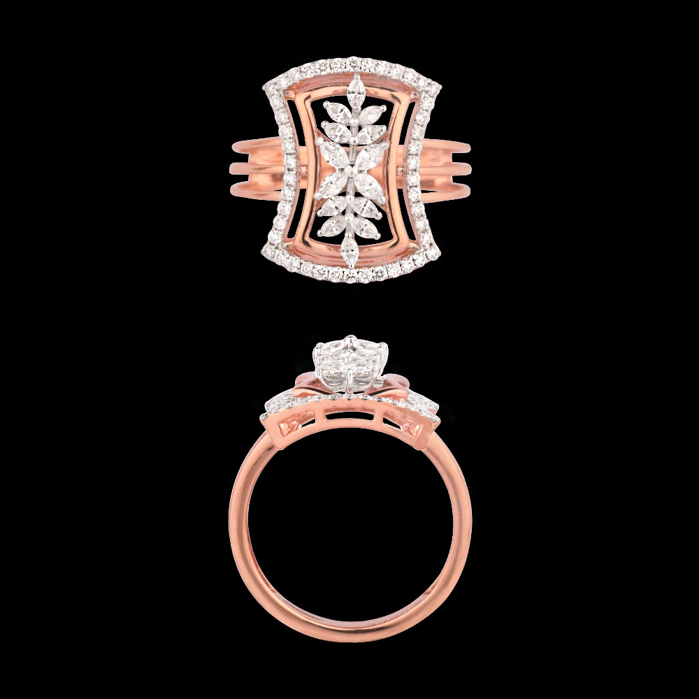 18K Two Tone (Rose Gold + White Gold) EXCLUSIVE RINGS