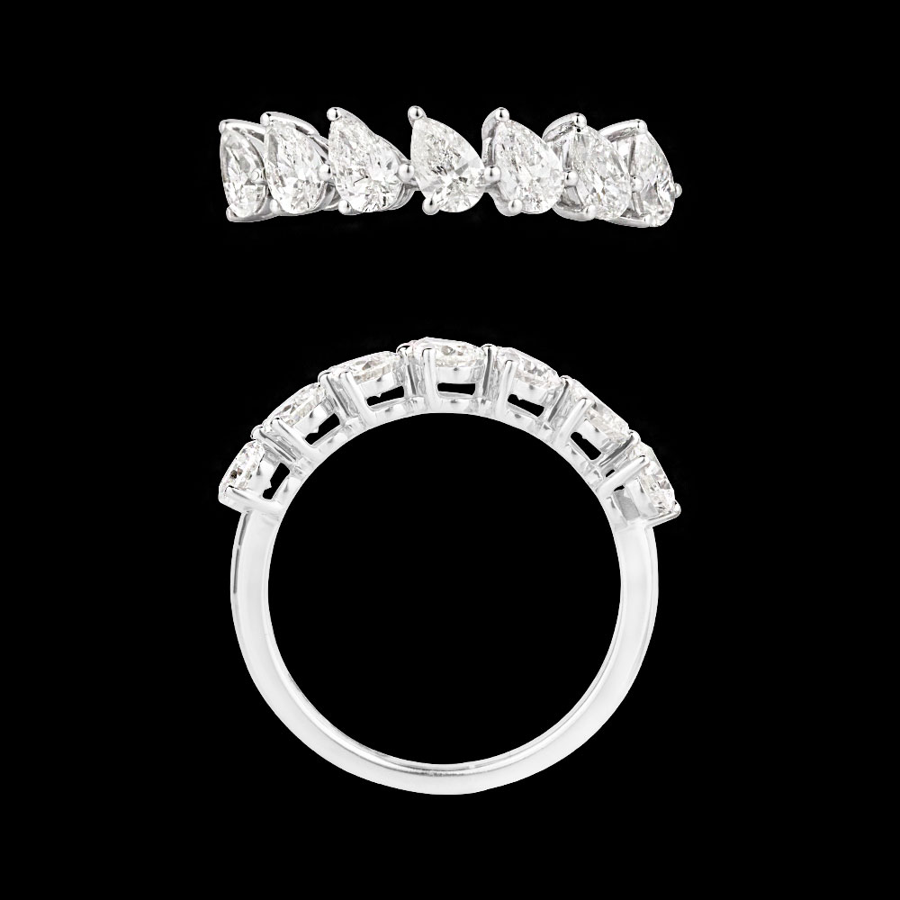 18K White Gold MULTISTONE RINGS