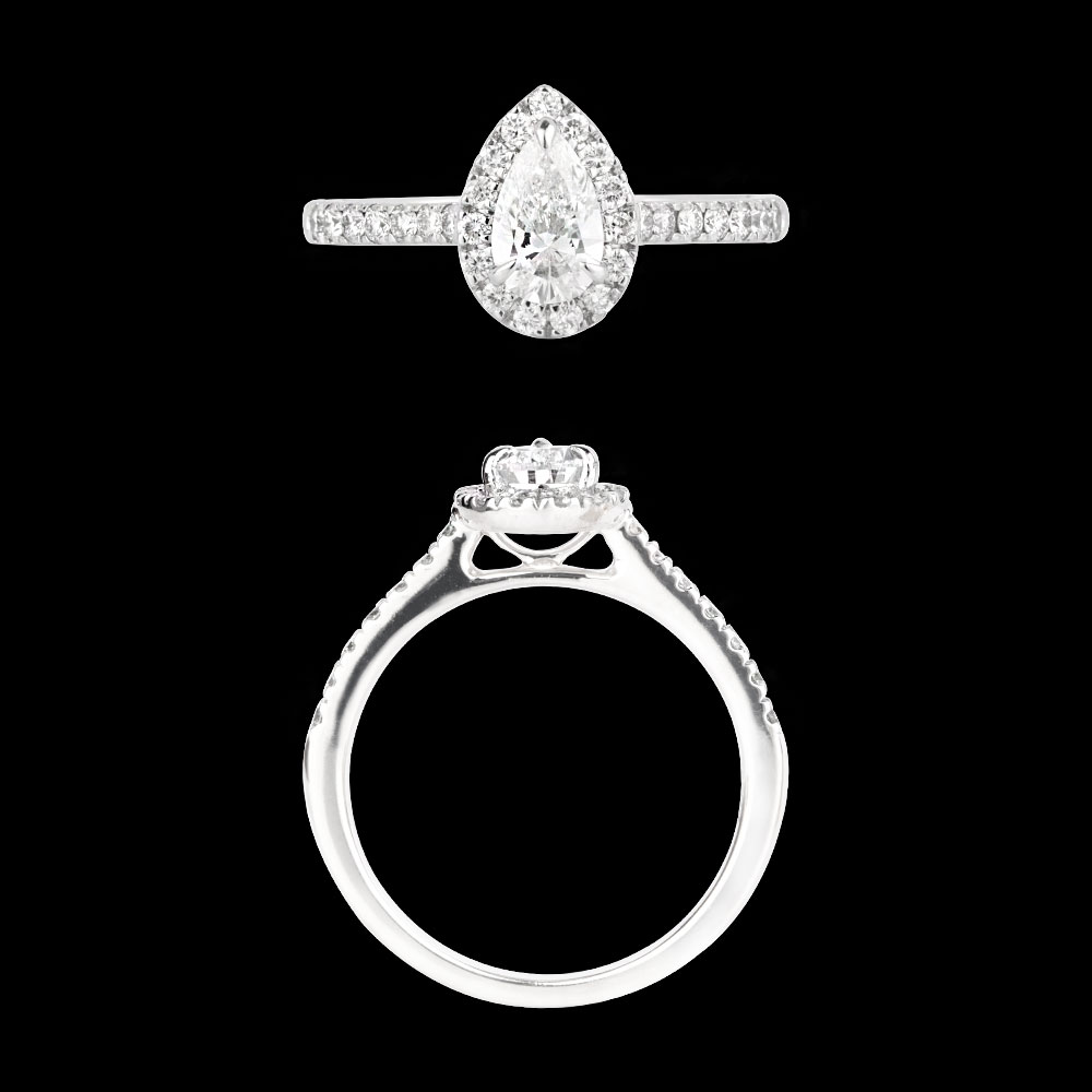 18K White Gold DAILY WEAR RINGS