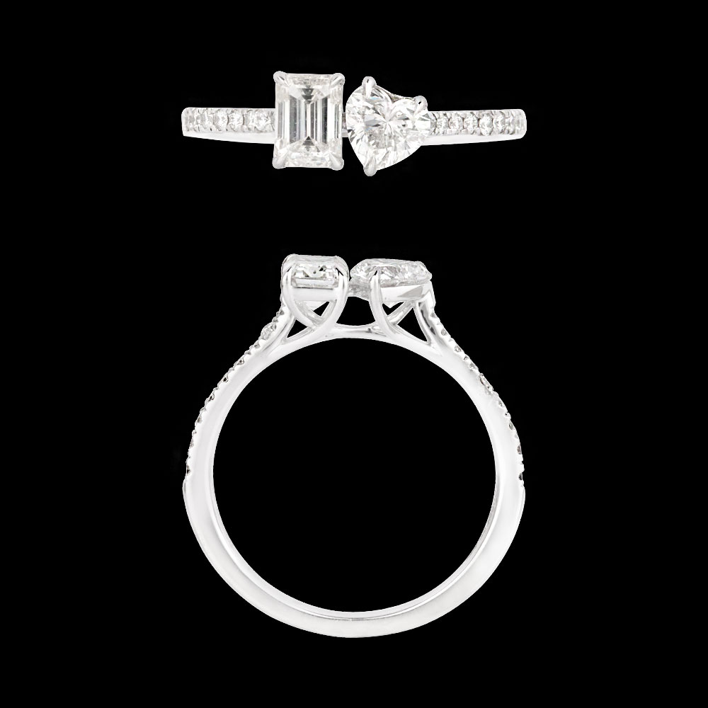 18K White Gold MULTISTONE RINGS