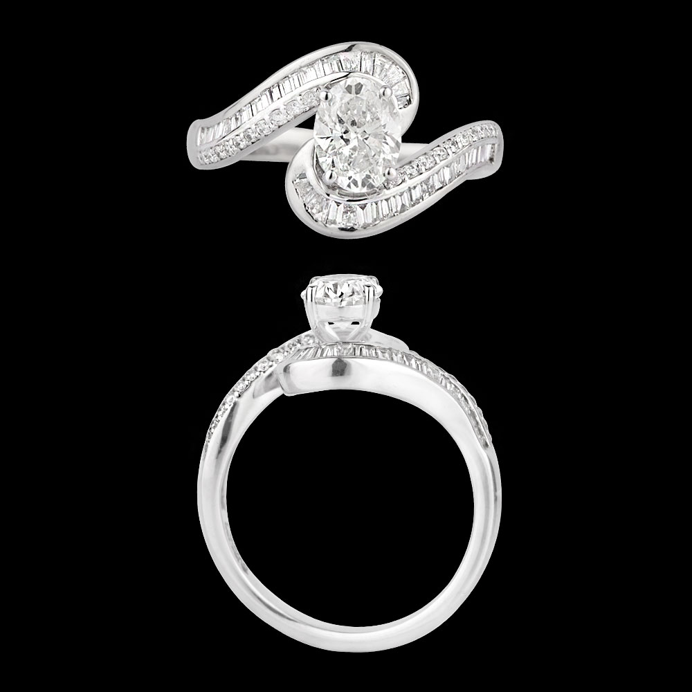 Daily Wear Rings – 18K White Gold | Gharenu GH085RNGMER2021