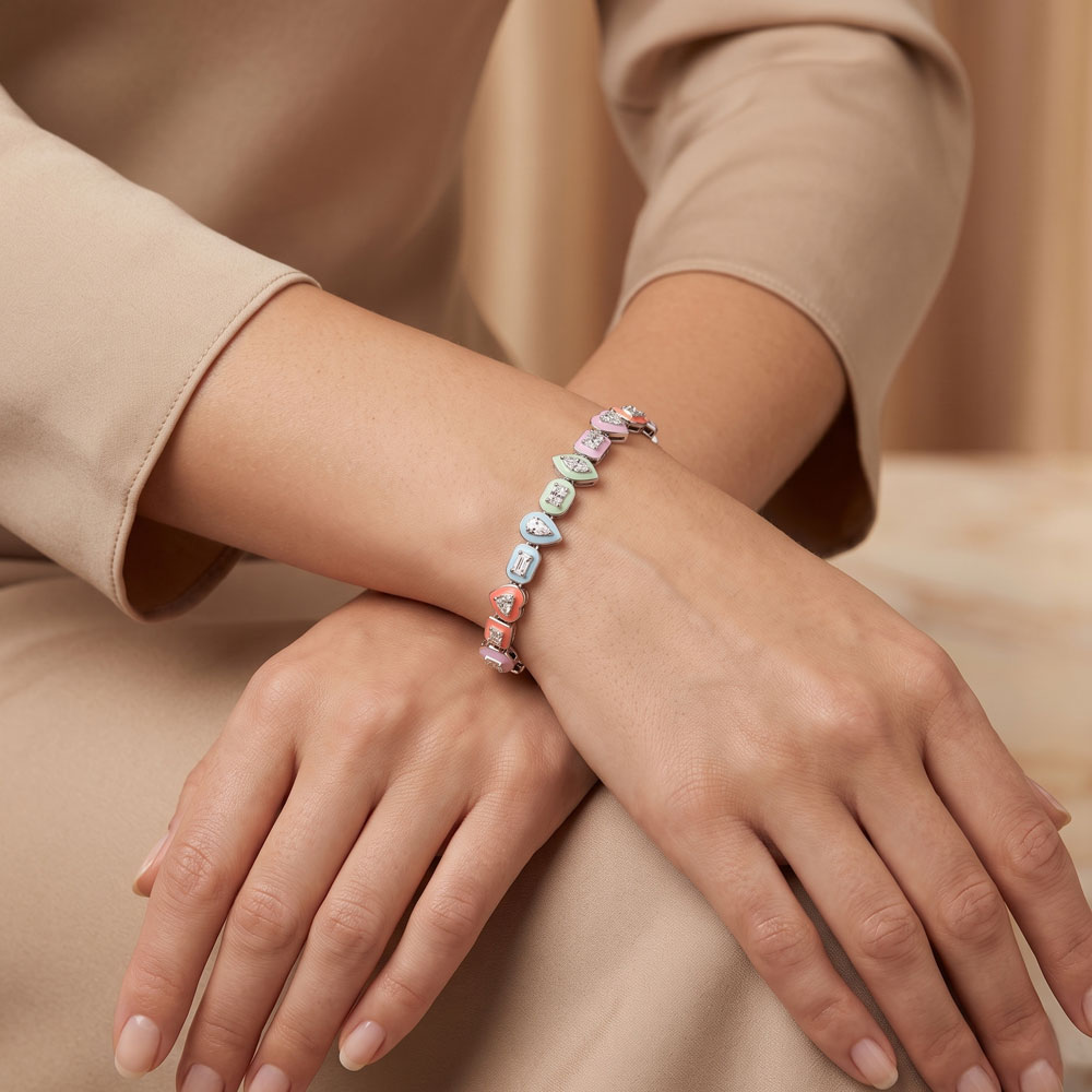 Pointer Bracelets – 14K White Gold | Gharenu GH004WBRNDP11275 Pointer Bracelets – 14K White Gold | Gharenu GH004WBRNDP11275