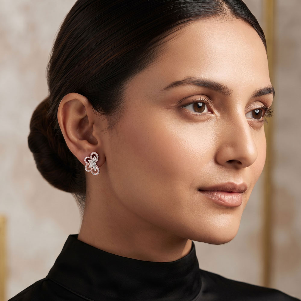 Exclusive Earrings – 14K Rose Gold | Gharenu GH001ERGFER0420 Exclusive Earrings – 14K Rose Gold | Gharenu GH001ERGFER0420