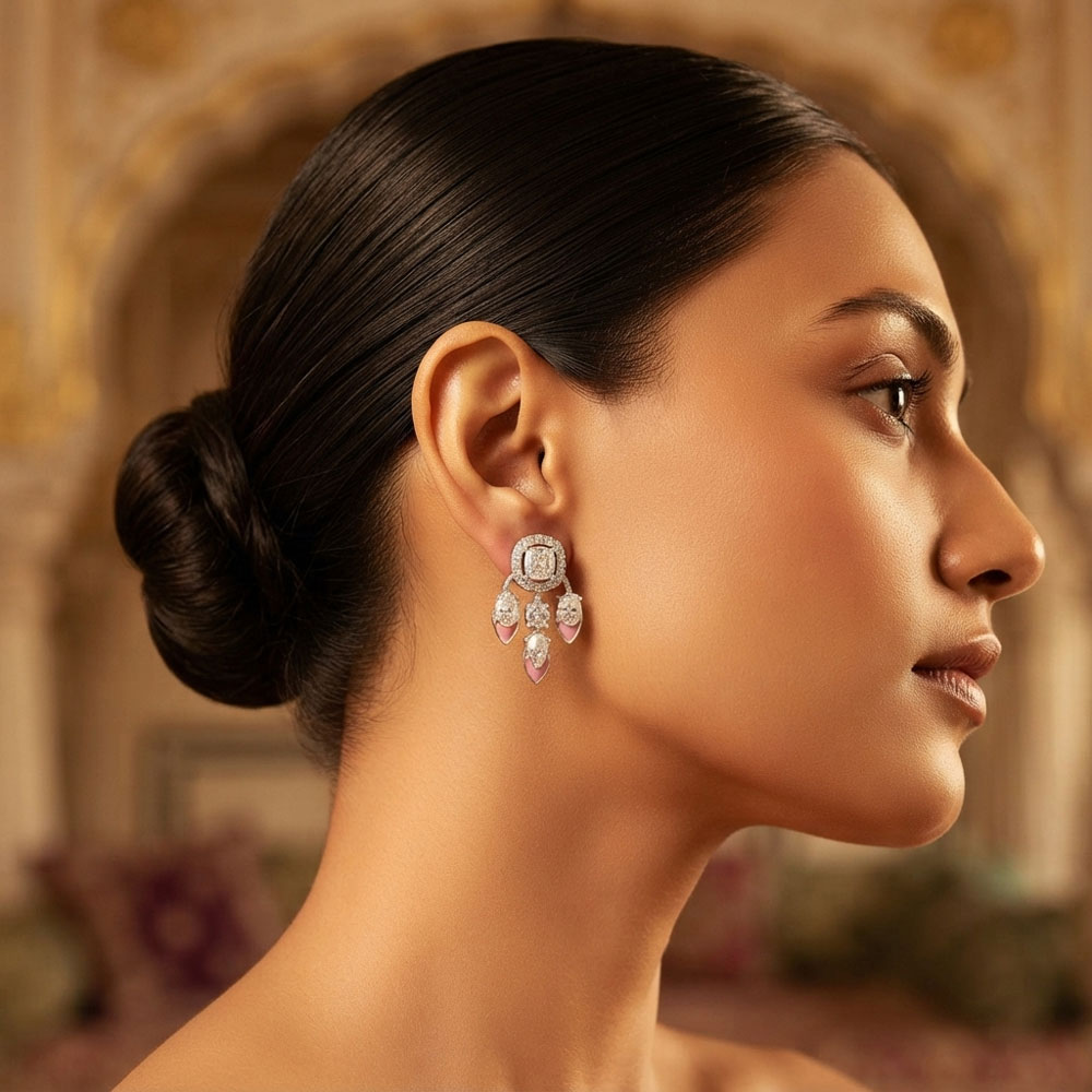 Studs – 14K White Gold | Gharenu GH004ERGNDP301684 Studs – 14K White Gold | Gharenu GH004ERGNDP301684