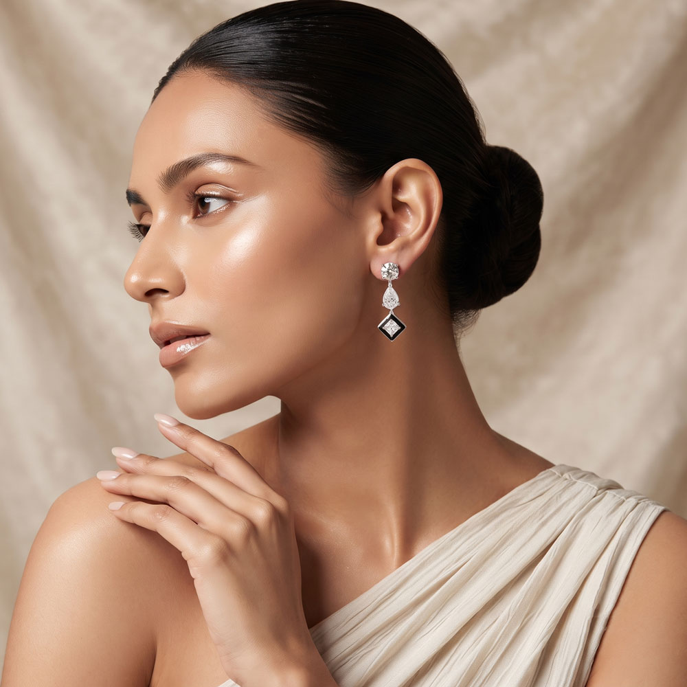 Studs – 14K White Gold | Gharenu GH004ERGNDP301687 Studs – 14K White Gold | Gharenu GH004ERGNDP301687