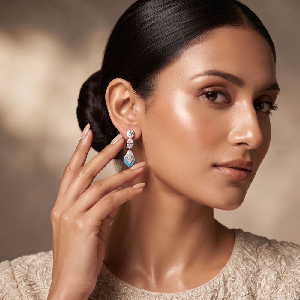 Studs – 14K White Gold | Gharenu GH004ERGNDP301688 Studs – 14K White Gold | Gharenu GH004ERGNDP301688