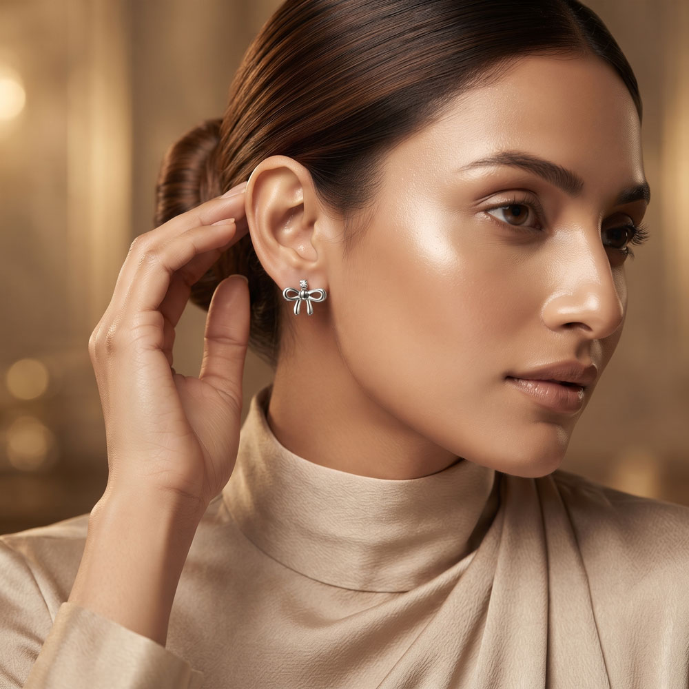 Studs – 18K White Gold | Gharenu GH008ERGASPE3112 Studs – 18K White Gold | Gharenu GH008ERGASPE3112