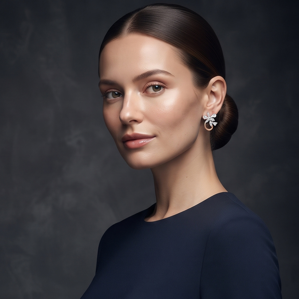 Studs – 18K Two Tone (Rose Gold + Yellow Gold) | Gharenu GH057MPEKER002328 Studs – 18K Two Tone (Rose Gold + Yellow Gold) | Gharenu GH057MPEKER002328