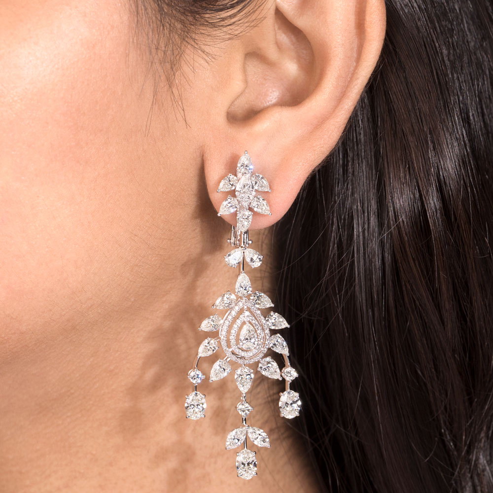 Danglers – 14K White Gold | Gharenu GH081NEER0467 Danglers – 14K White Gold | Gharenu GH081NEER0467