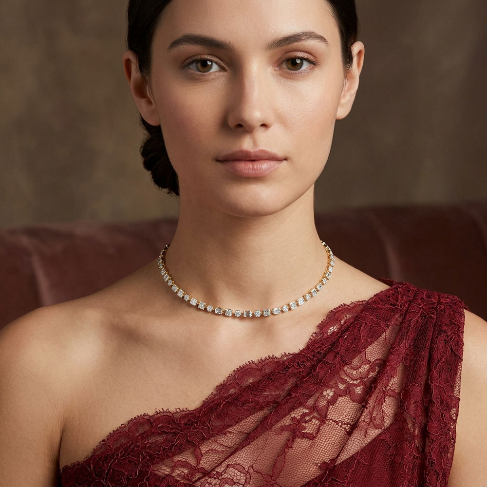 Classic Necklaces – 14K Yellow Gold | Gharenu GH004NCKNDP13042 Classic Necklaces – 14K Yellow Gold | Gharenu GH004NCKNDP13042