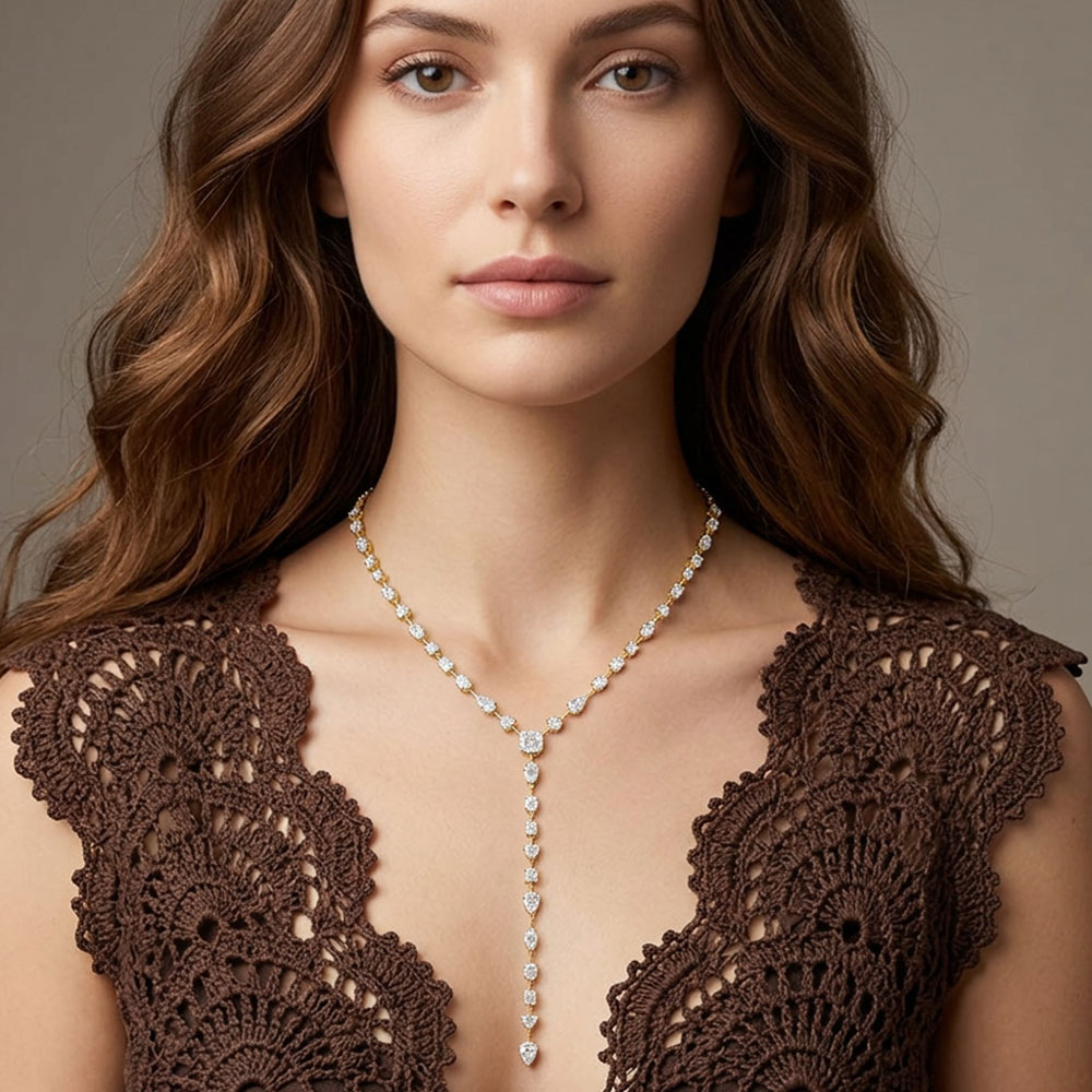 Delicate Necklaces – 14K Yellow Gold | Gharenu GH004NCKNDP13078 Delicate Necklaces – 14K Yellow Gold | Gharenu GH004NCKNDP13078